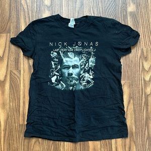 Nick Jonas tour tshirt